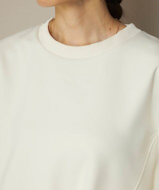 OP／FILA 【ocean pacific】らくティブ/異素材ミックスダンボールプルオーバー ベージュ