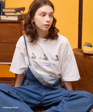 AMERICAN HOLIC 【TOY STORY】ヴィンテージ加工グラフィックTシャツ Off White