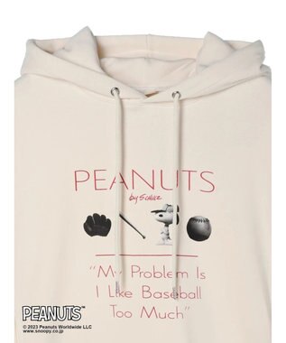 CRAFT STANDARD BOUTIQUE ＰＥＡＮＵＴＳ裏起毛スウェットパーカー Ivory