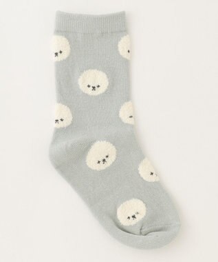 ANY KIDS 【3点セット】ソックス (どうぶつポンポン) ネイビー系