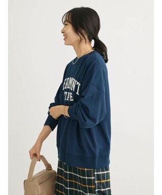 Green Parks アソートロゴ裏毛プルオーバー Navy