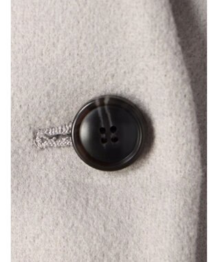 Green Parks 洗えるＶネックミディ丈コート Light Gray