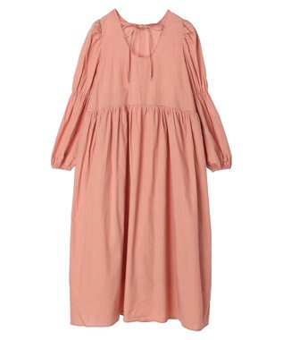 Green Parks ・Ｐｅｔｉｔ　Ｆｌｅｕｒウ゛ィラーゴスリーブワンピース Orange