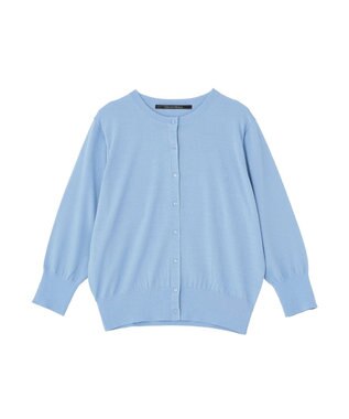 YECCA VECCA 【マシンウォッシャブル】カーディガン② Light Blue