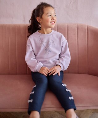 ANY KIDS 7days 裏シャギー ガーリー パンツ デニム