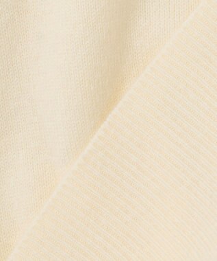 J.PRESS LADIES 【洗える】CASHMERE BLEND ロゴ ニット ホワイト系