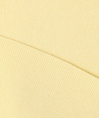 ANY SIS 【洗える】レースネックショートレングス カーディガン ライトイエロー