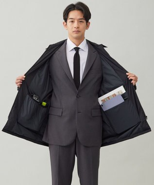 UNFILO MENS 【KAPOK KNOT × UNFILO】ライトネスコート ブラック