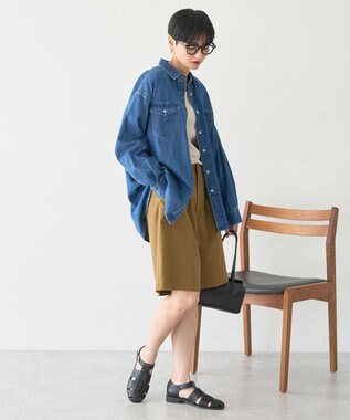 AMERICAN HOLIC ベイカーハーフパンツ Olive