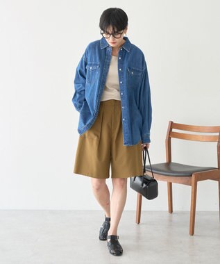 AMERICAN HOLIC ベイカーハーフパンツ Olive