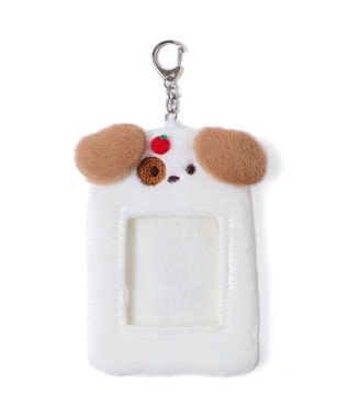 WEGO ふわふわぬいカードホルダーキーホルダーA