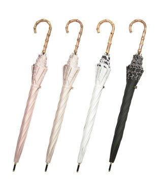 UNBILLION cache nez / グレースフラワー刺繍ショートパラソル ホワイト