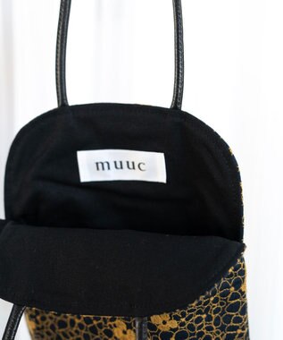 AND WOOL 【手刺繍のような刺繍が美しい】ハイドランジア刺繍 miniバッグ ダークネイビー