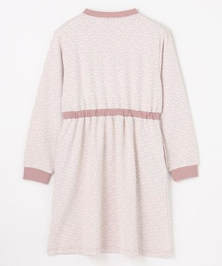 組曲 KIDS 【150-160㎝】 フロストフラワージャガード ワンピース ラベンダー