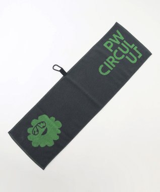 PW CIRCULUS 【UNISEX】キャラクターオリジナル ロングタオル ゴルフ ライトグリーン系