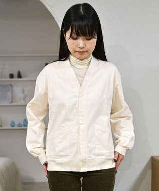 caqu caqu x GoodOn 9ozジャージー カーディガン