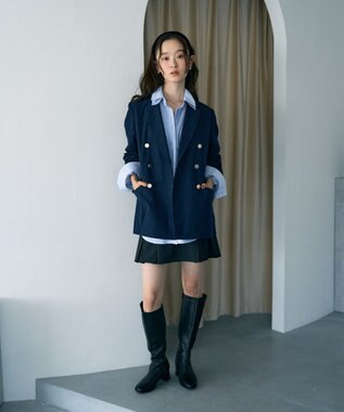 earth music&ecology テーラードジャケット Navy