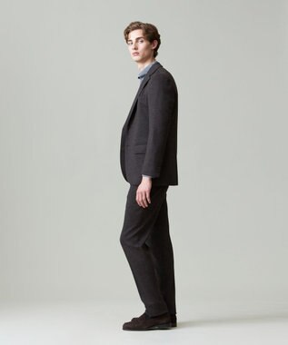 J.PRESS MEN 【セットアップ対応】SOFAニット ハイグレードジャージ スラックス ダークブラウン系8