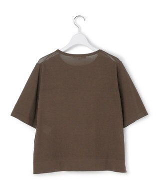 23区 S 【先行予約】インターシャロゴ レターニット ブラウン系