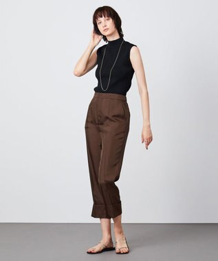 BEIGE， CARO / クロップドパンツ Bista