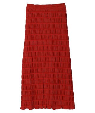 Green Parks ・ＳＵＧＡＲ　ＳＰＯＯＮ　シャーリングギャザースカート Red