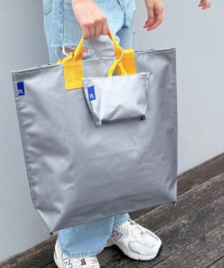 ROOTOTE 1170【カラビナ付きポーチ】RO.タイニールー.グラッシー-A 02：シルバー