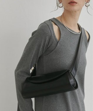 WEGO 【ANGIE VINTAGE】ロールショルダーBAG ブラック