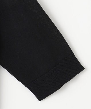 23区 【Indian Factory】ドライシアー ニットカーディガン ブラック系