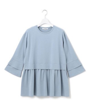 23区 【SLOW/好評につき新色追加】エフォートレス デザインTシャツ ダルブルー系