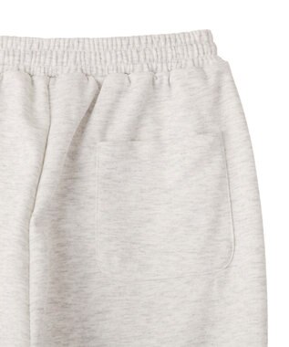 earth music&ecology 【予約】miffy/earth 刺繍スウェットパンツ 杢ライトグレー