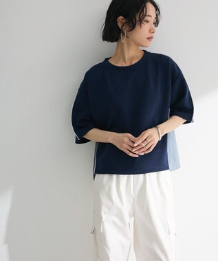 Green Parks ナイロンドッキングポンチラインプルオーバー Navy