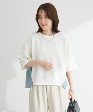 Green Parks ナイロンドッキングポンチラインプルオーバー Ivory