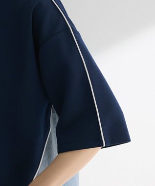 Green Parks ナイロンドッキングポンチラインプルオーバー Navy