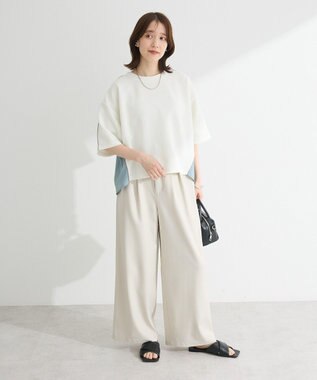 Green Parks ナイロンドッキングポンチラインプルオーバー Ivory