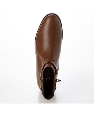 ing <ing>デザインショートブーツ ブラウン