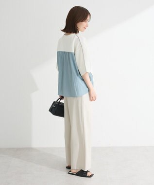 Green Parks ナイロンドッキングポンチラインプルオーバー Ivory