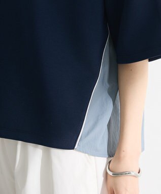 Green Parks ナイロンドッキングポンチラインプルオーバー Navy