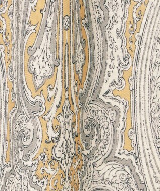 23区 【洗える】Rattiドローイングペイズリープリント スカート ベージュプリント