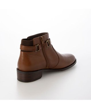 ing <ing>デザインショートブーツ ブラウン