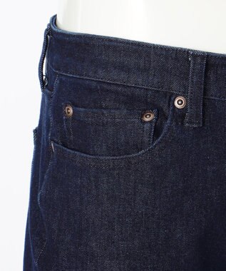 JOSEPH ABBOUD 【キングサイズ】ISKO2WAY デニム ネイビー系
