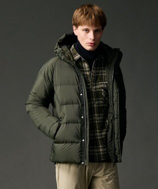 JOSEPH ABBOUD MOUNTAIN 【大人の山シャツ】メランジチェックシャツ ダークグリーン系4