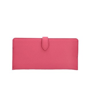 Atelier nuu 日本製 薄マチ本革 lim スマートロングウォレット  ピンク