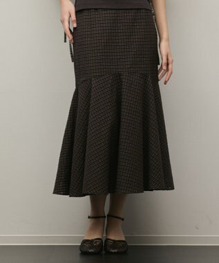 GRACE CONTINENTAL チェックマーメイドスカート