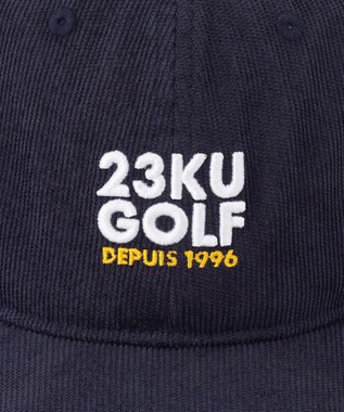 23区GOLF 【UNISEX】コーデュロイ キャップ ネイビー系