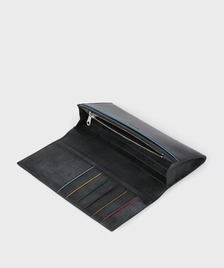 Paul Smith ワックスレザー 長財布 ブラック