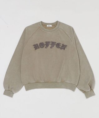 WEGO ショートグラフィックプルオーバー ベージュ