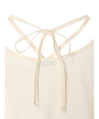 earth music&ecology ホルターネックインナー Ivory