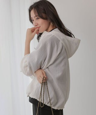 組曲 L シアージャカード ブルゾン ホワイト系