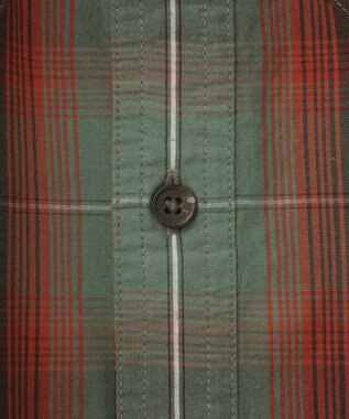 JOSEPH ABBOUD MOUNTAIN 【FILSON】WASHED SHORT SLEEVE FEARHER CLOTH SHIRT 黄緑系