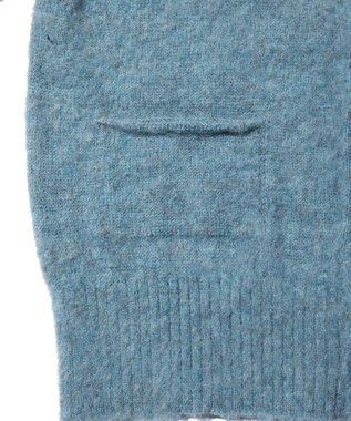 J.PRESS MEN 【J.PRESS ORIGINALS】BRITISH WOOL SHAGGYDOG CARDIGAN / JAPAN MADE ブルー系